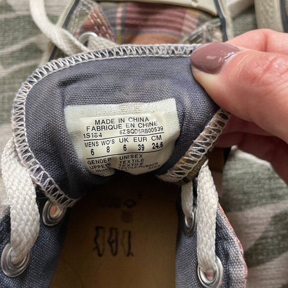 Plaid Converse Chuck Taylor All Star Low Top - Picture 3 of 3